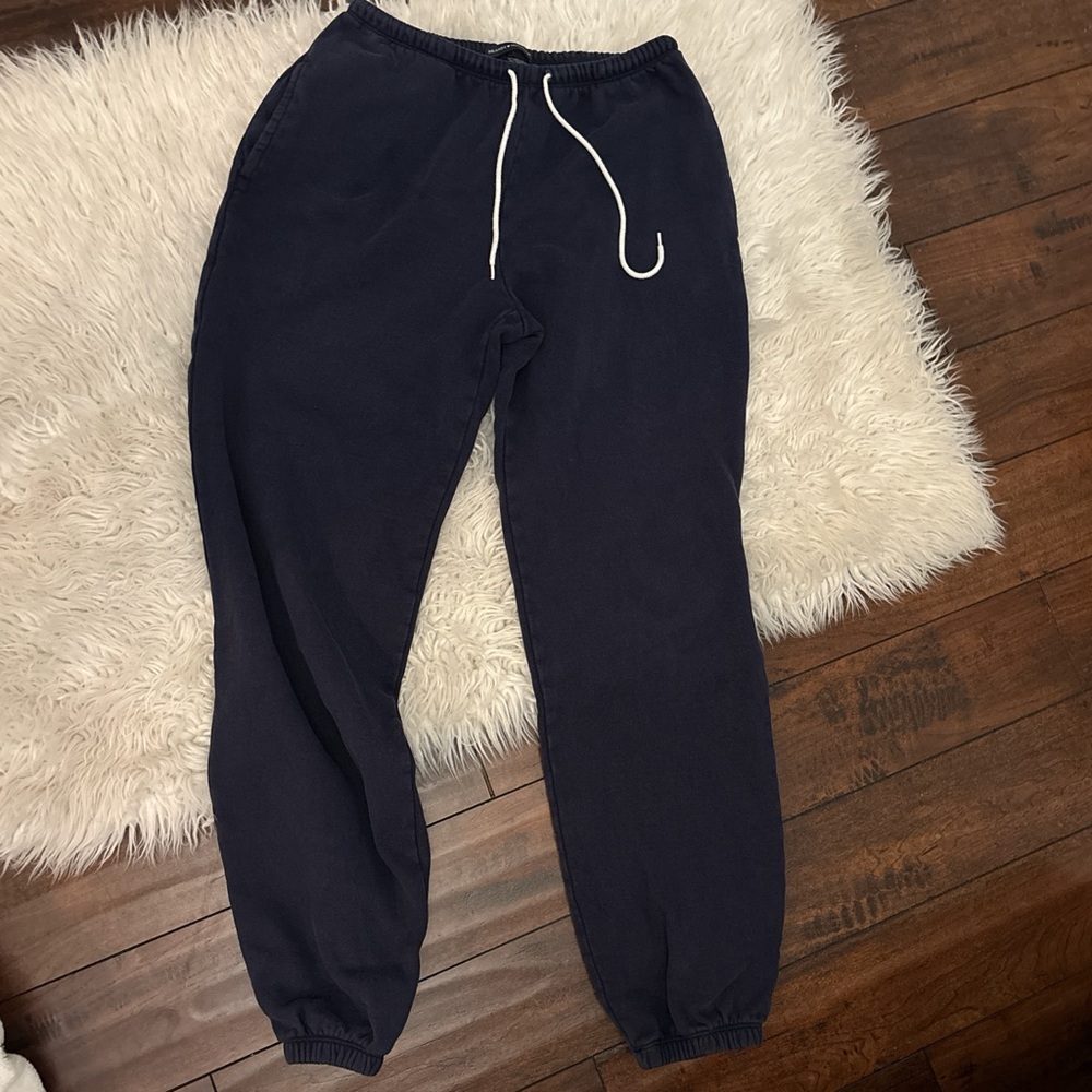 Brandy Melville Blue Joggers with Elastic Waistband